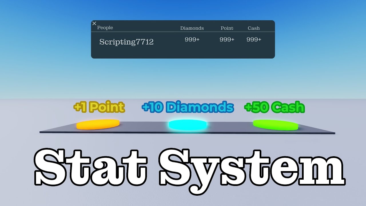 How to make a Stats System Roblox Studio - YouTube