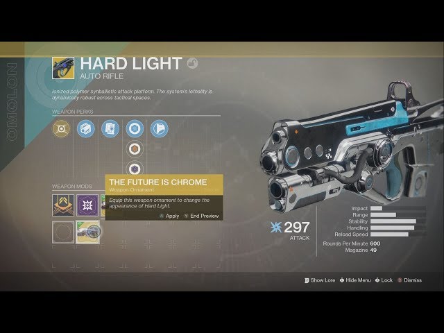 The FUTURE CHROME ORNAMENT HARD DESTINY 2 - YouTube