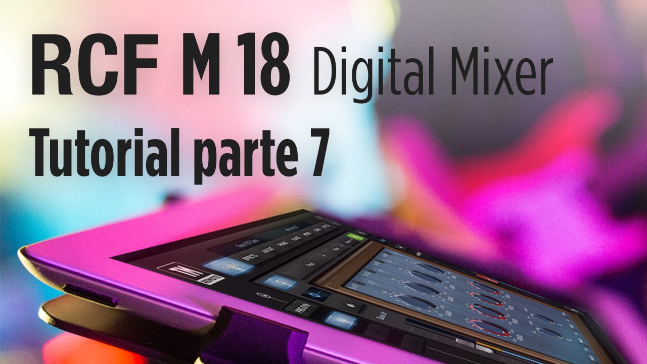 greb komme til syne Strengt M 18 SMALL-FORMAT WIFI-CONTROLLED DIGITAL MIXER - RCF