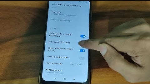 show connection speed | Redmi note 10 pro show network speed | internet speed check kaise kare