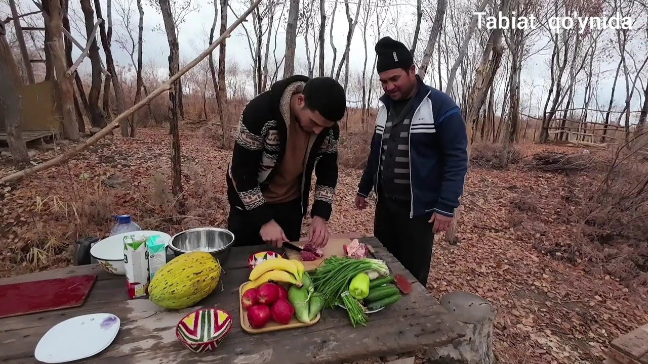Ramazonni birinchi kunida jiyanlarim bilan iftorlik qildik. 