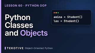 Python Classes and Objects Explained: Attributes and __init__ | Advanced Python Lesson 60