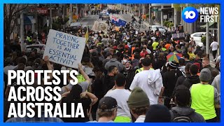 Pandemic Protests Across Australia | 10 News First