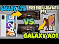 Galaxy A21s VS Galaxy A01 free fire SOMBRAS E FPS ultra - Mini "Iphone" contra ataca (A01)