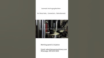 Automatic Vertical forging machine for brass valve bonnets, brass nuts/ Pressing machine