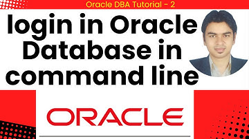 Hoe u zich kunt aanmelden bij Oracle Database via de opdrachtregel #oracle #oracletutorial #oracl...