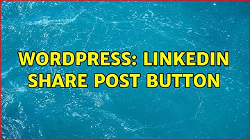 Wordpress: LinkedIn Share Post Button