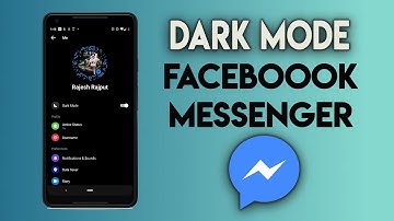 How to Enable HIDDEN DARK MODE on FACEBOOK MESSENGER