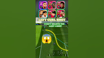 Bring Pack Old Pes Left Curl Shot Challenge🔥😱 #pes #pes2021 #pes24 #efootball #curlshot #shorts