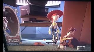 Jessie tickles Woody