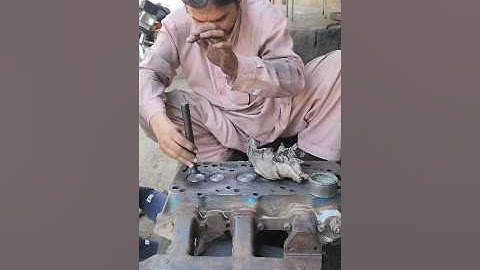 Manual or Mechanical Valve Lapping #shorts #automobile #engine #mechanical #fyp #viralshorts #short