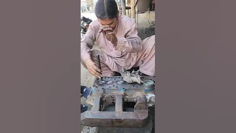 Manual or Mechanical Valve Lapping #shorts #automobile #engine #mechanical #fyp #viralshorts #short