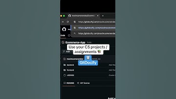 Build up your GitHub portfolio with GitDocify #compsci #github #programming #csmajor #techtok