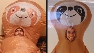 I Bought a Giant Inflatable Sloth Costume!