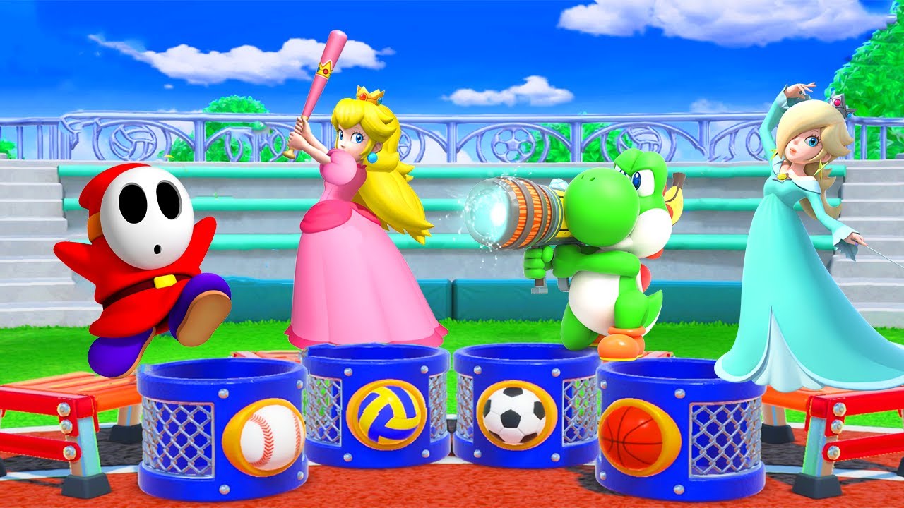 Super Mario Party - Team Worker - Daisy, Rosalina, Shy Guy, Yoshi (Master Difficulty)