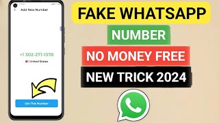 fake whatsapp acount with usa number 2024 - 100% free || no money || fake whatsapp kese banai