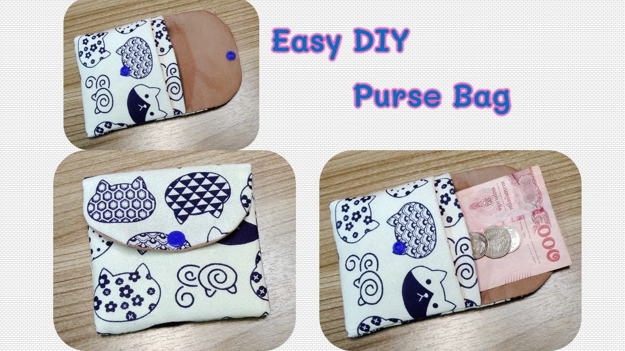 Easy Diy Purse Bag Sewing Tutorial Purse Bag Handmade. - YouTube
