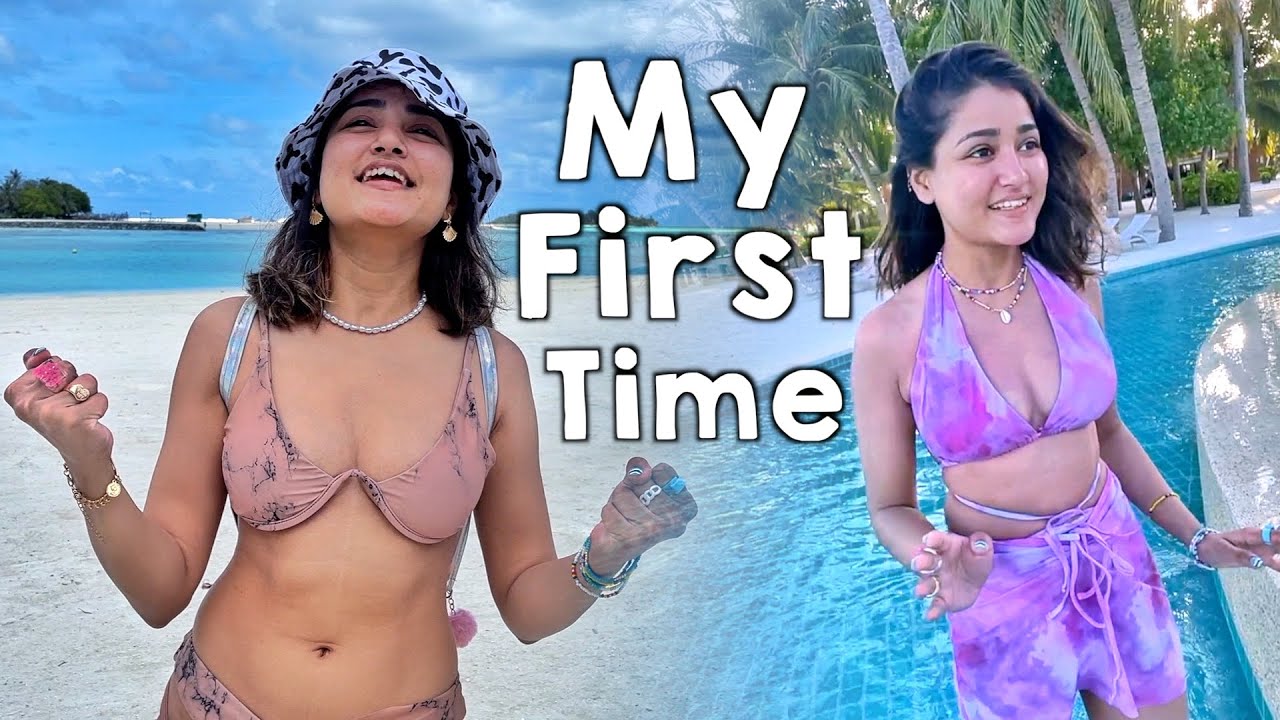 My First Bikini Shoot in Maldives | Maldives Vlog 2021 - YouTube