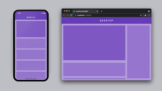 🖥📱RESPONSIVE DESIGN • Flutter Tutorial