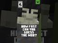 CAN YOU GUESS THE MOB?