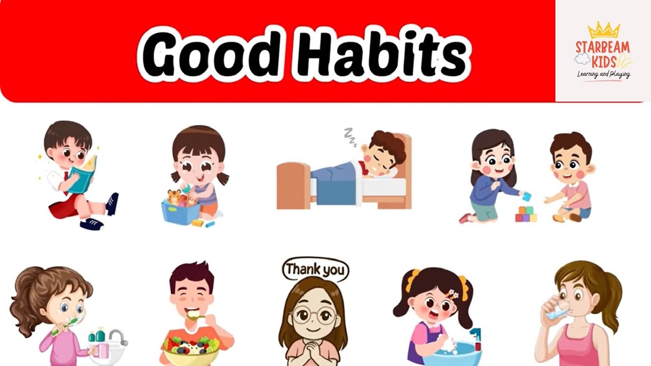 Good Habits for Kids in English| Good Habits for Children |Good Habits for a Better Life 