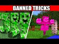 BANNED * SECRET TRICKS * in Minecraft