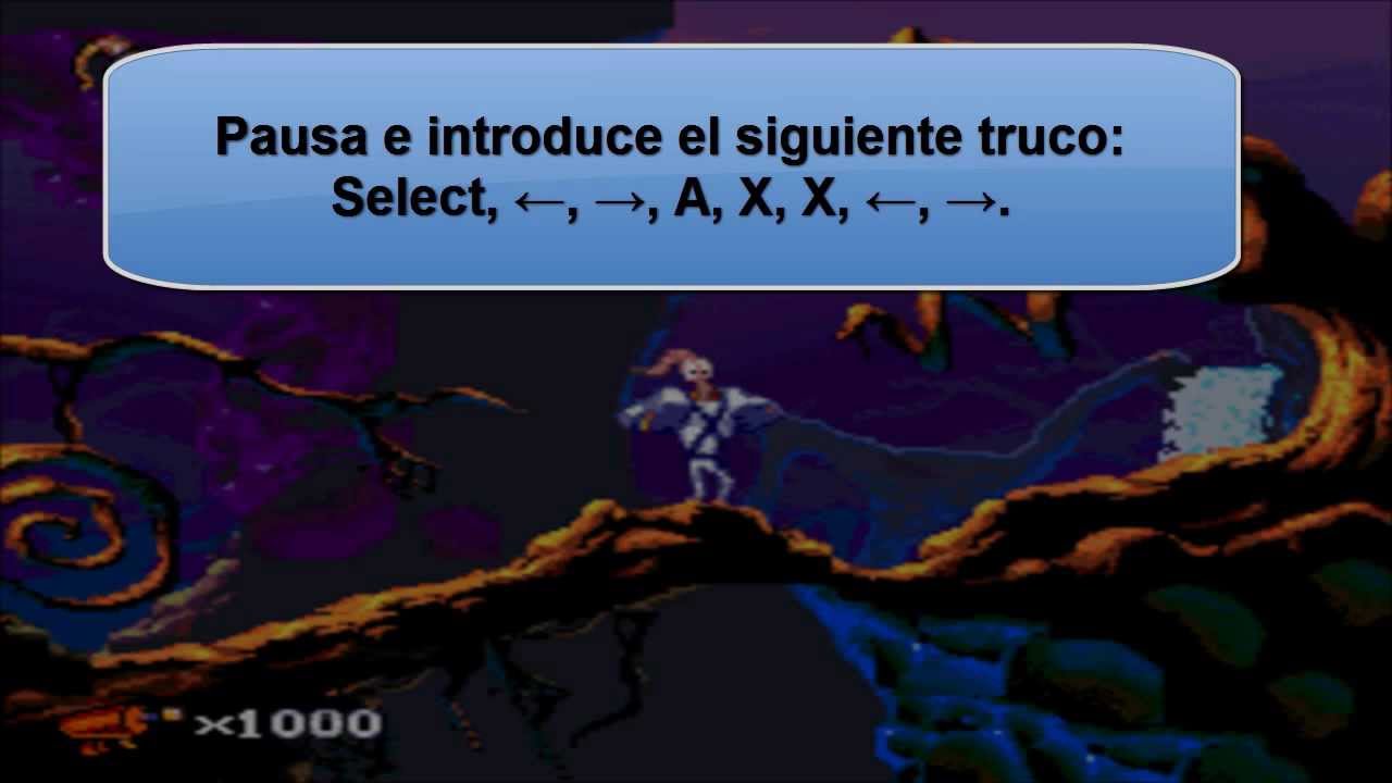 EARTHWORM JIM (JIM MINHOCA) mais um clássico cheio de códigos. #snes #