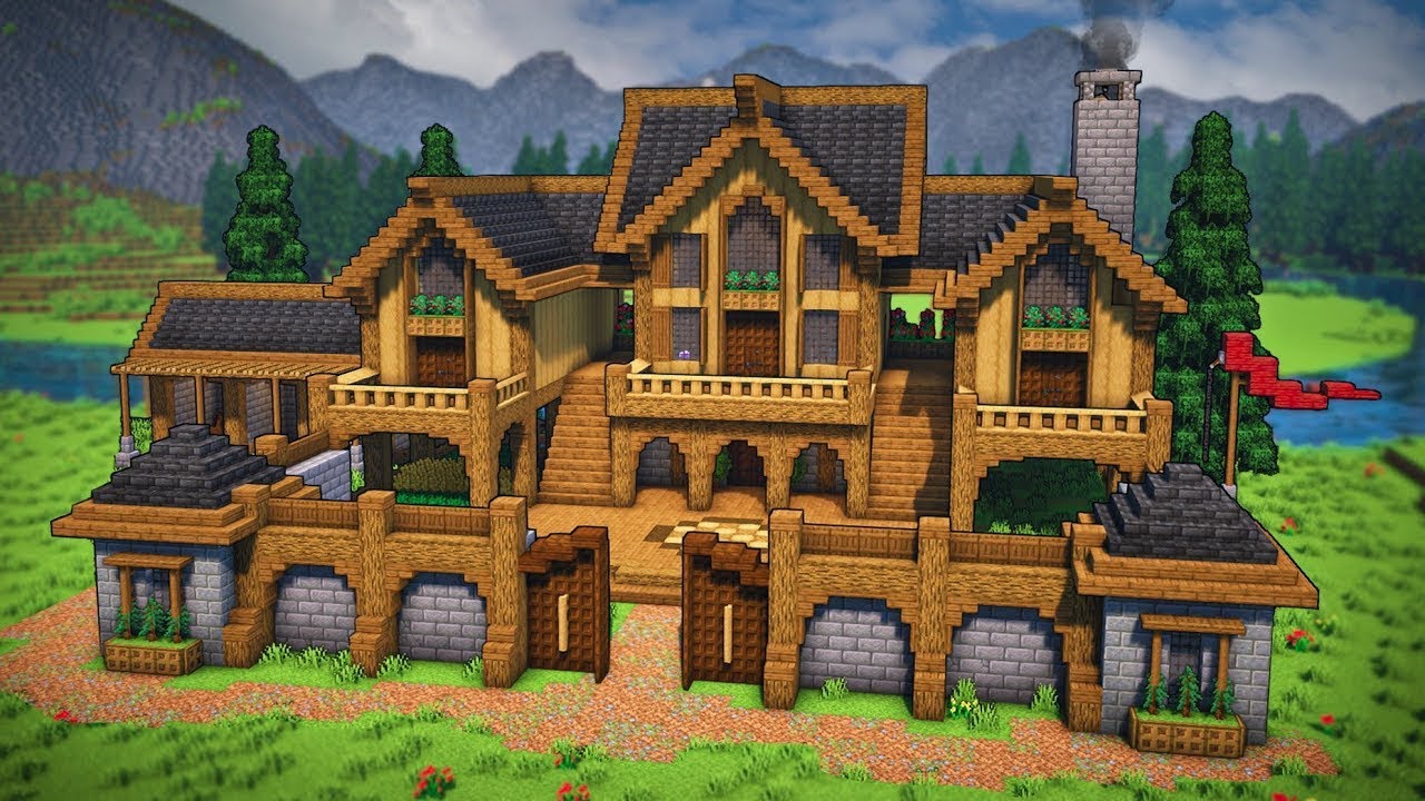 Minecraft: How To Build a Big Survival Base | Easy Tutorial - YouTube