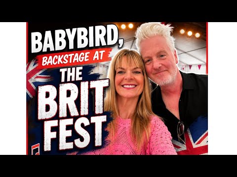 Babybird’s Stephen Jones has a backstage chat at #thebritfest 