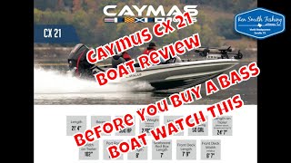 Analise do Caymus CX21 Parte 1 Antes de comprar um barco de pesca assista a este