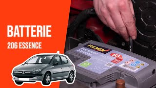 Changer la Batterie PEUGEOT 206 1.4i 