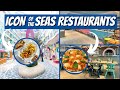 We Eat Everything on Icon of the Seas and Rank All the Restaurants and Bars!