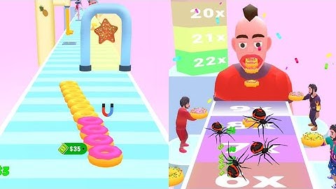 Donut Stack🍩 Run Race 3d 🏃 Gameplay Frist Level