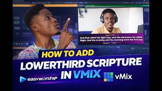 How to Add Lowerthird Scripture In vMix 2026