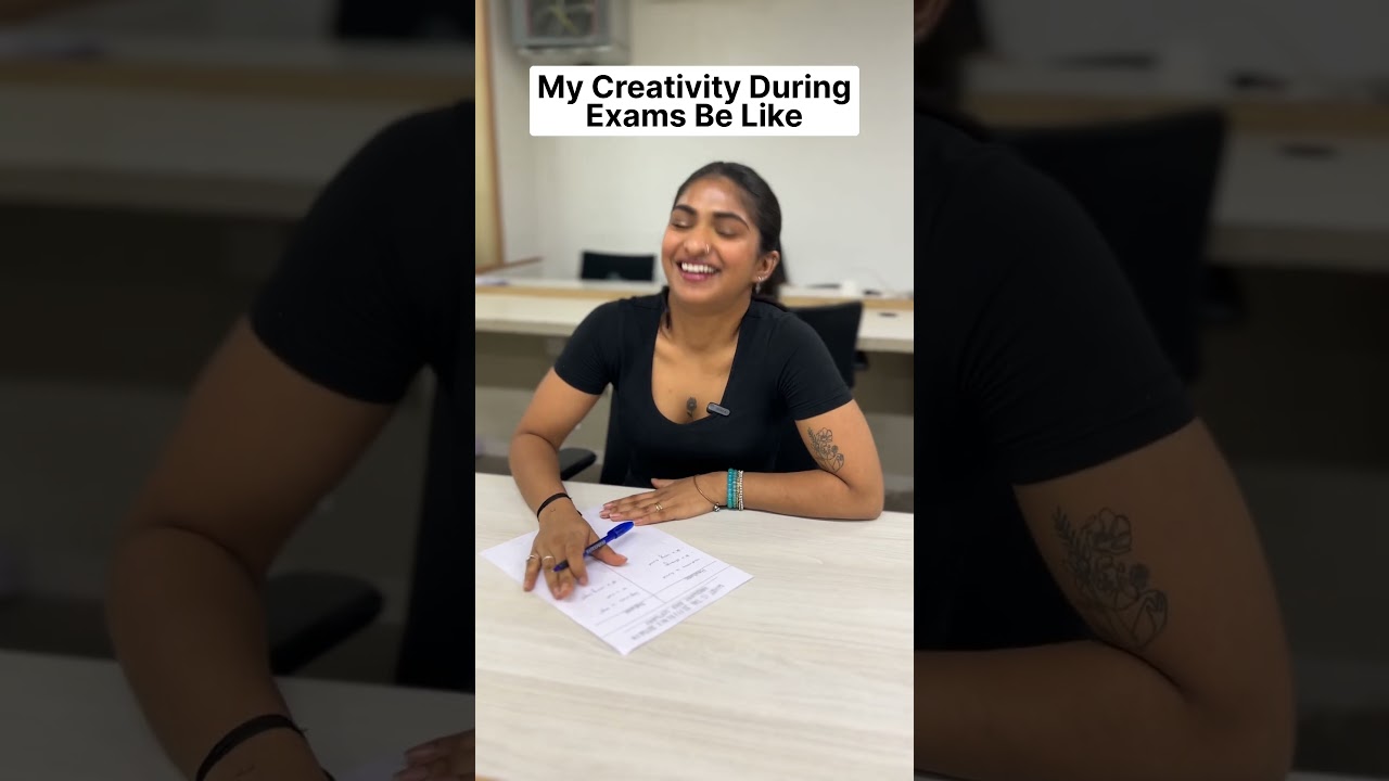My Creativity During Exams 