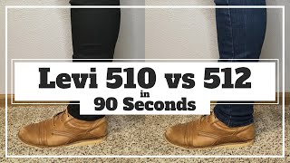 Levi 510 vs 512 - Understanding the Difference - YouTube