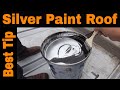 How to Silver Coat Paint on a Metal Roof or Rubber Roof | Karnak - UV Protector/ Reflector