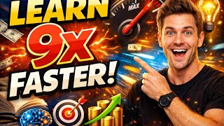 How to 🚀 Learn everything 9X Faster...#learning #fastlearning #teacher #money #earnmoney 