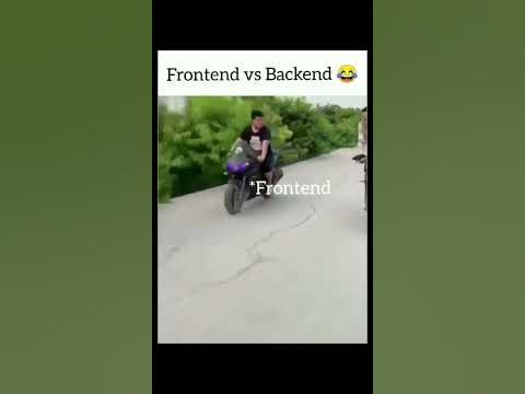 frontend vs backend | meme | #viral #viralvideo #viralshorts - YouTube