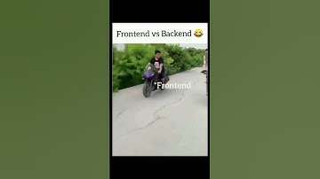 frontend vs backend | meme | #viral #viralvideo #viralshorts