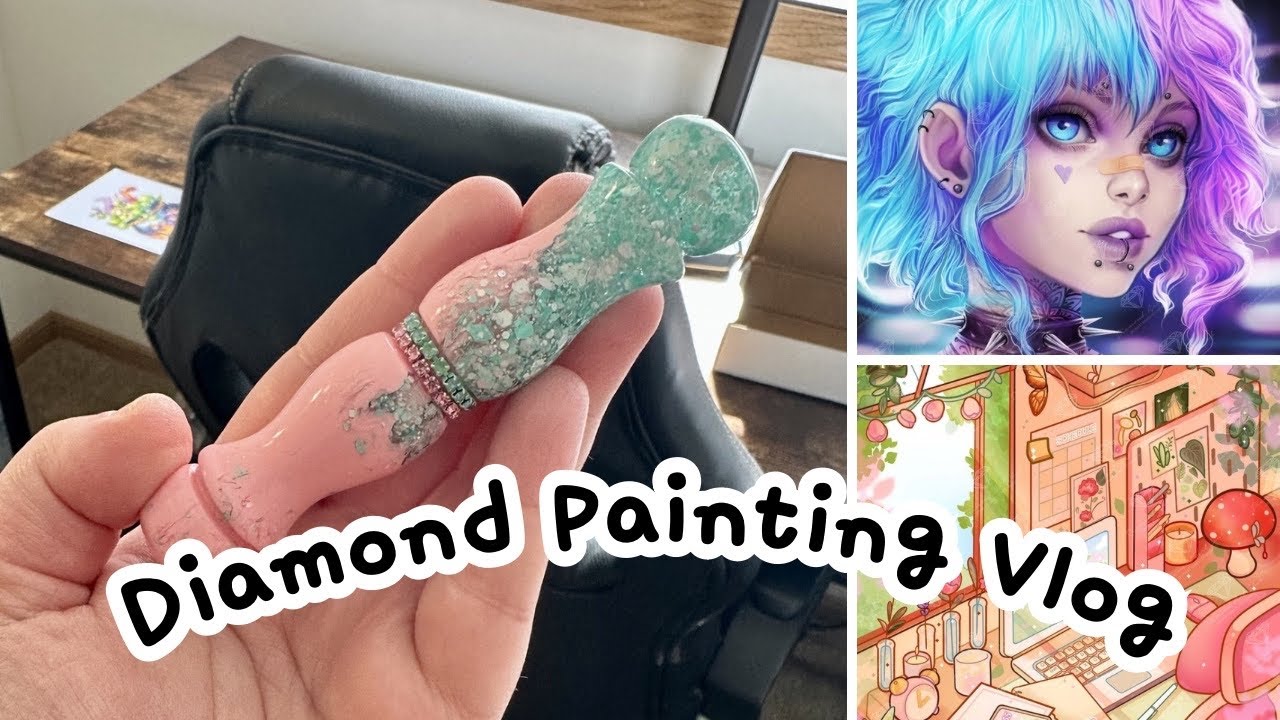 week 1 is over... where do the minis stand!?! | diamond painting vlog #116!