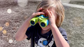 Kids Binoculars girls or boys Real Binoculars in Green Blue - Binoculars screenshot 5