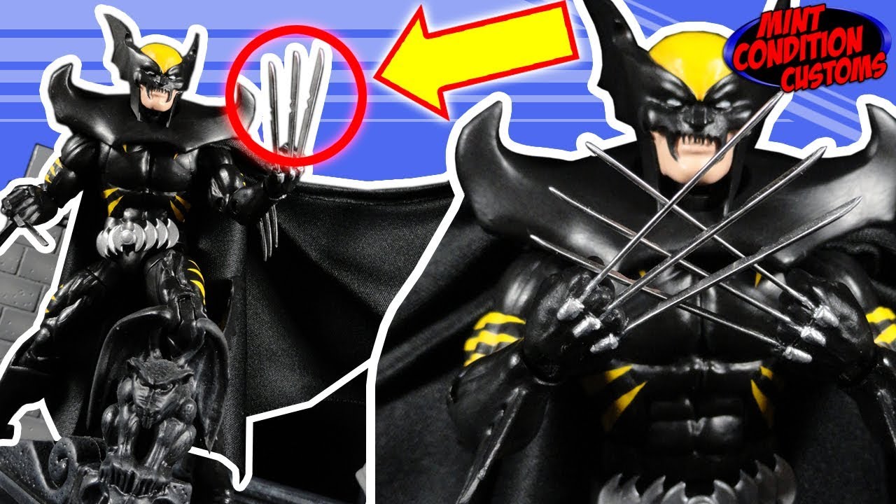 BATMAN WOLVERINE FUSION! Dark Claw Amalgam Comics Marvel Legends Custom  Action Figure! - YouTube