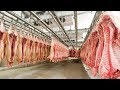 Amazing Modern Sausage Production Factory, Fastest Pork Meat Cutting Processing Technology