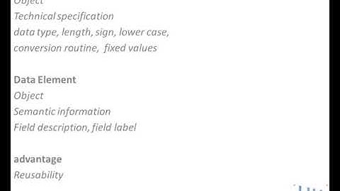 2 sap abap domain , data element and advantages #harikishorepoetabap