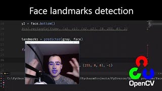 Face landmarks detection - Opencv with Python