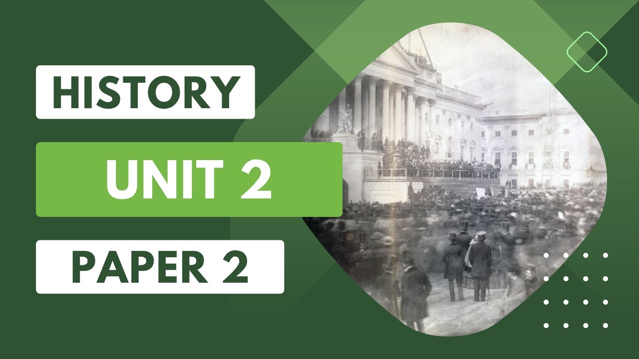 CAPE History Unit 2 Paper 2 2019 Module 2 (WW1 & Jawaharlal Nehru and ...