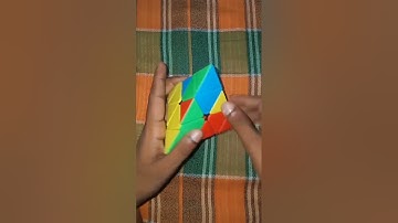 How to make cool pattern on a pyramid cube #viral #short video 🤫🤫