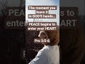 Peace Begins with Prayer | प्रार्थना में शांति