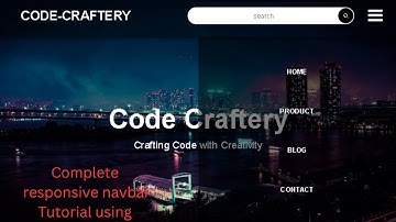 How to Create a Responsive Navbar Using React.js | Step-by-Step Tutorial